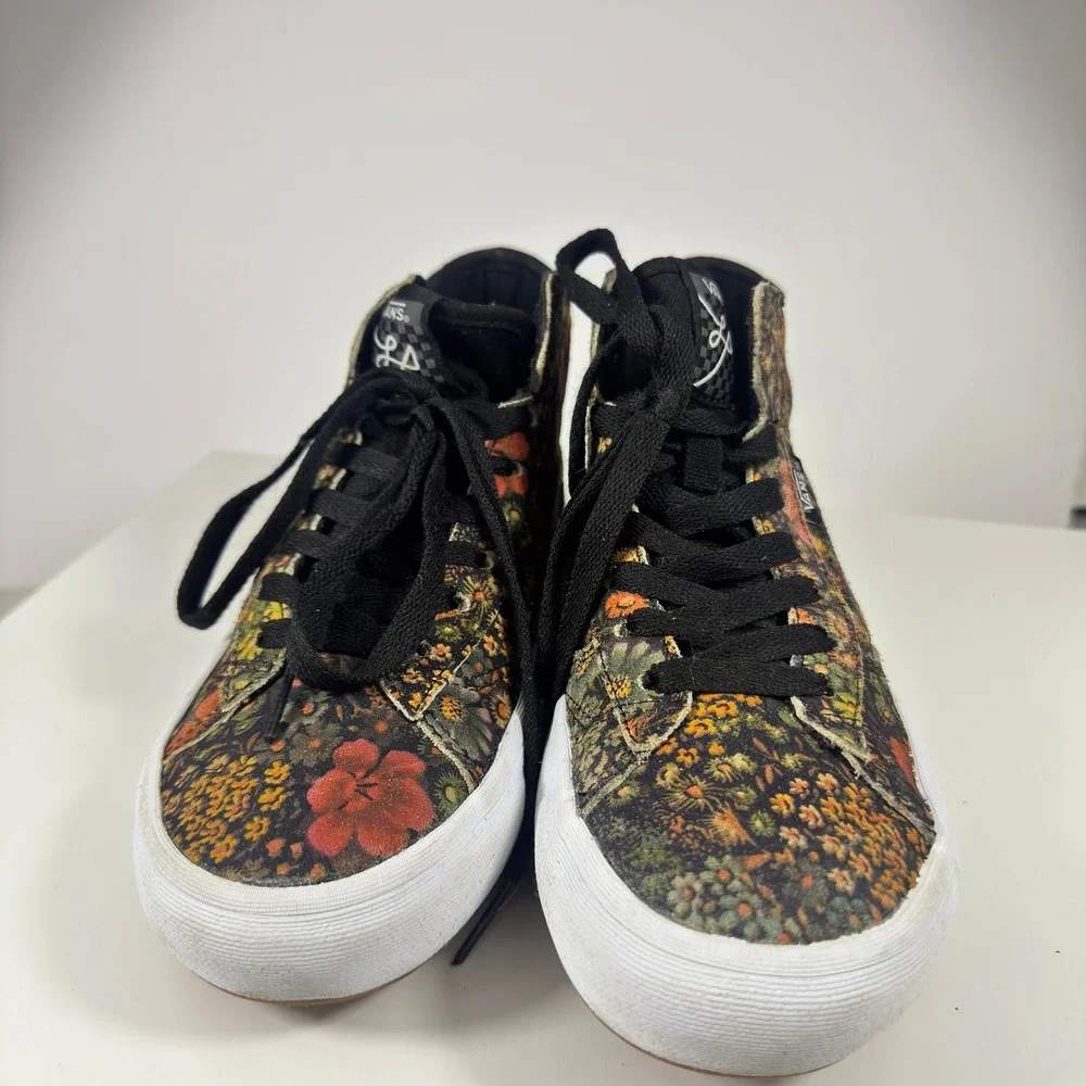 Vans The Lizzie Armanto Skate Shoes Womens Size 6 Floral High Top Sneakers